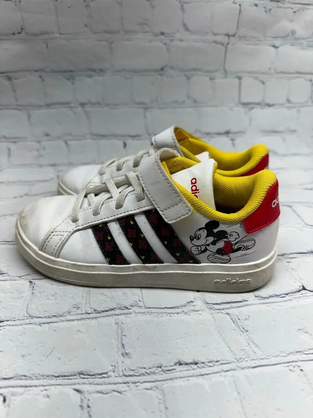 Adidas Grand Court Mickey Mouse Shoes